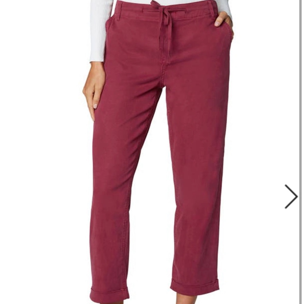 Liverpool Jeans Company Drawstring Crop Utility Pants